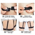 thumbnail image 6 of Hzsb 1 Pair Shirt Retainers Easy to Use Hidden Shirt Garters Retainer Adjustable Elastic Band Skin-Friendly Shirt Wrinkle Prevention Holders for Men Women, 6 of 7