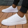 thumbnail image 2 of Men'S Low-Top Sneakers - Minimalist - Lace-Up Closure,Breathable Fabric Lining - All-Season Gym, Running& Cushioned EVA Sole, 2 of 8