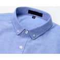 thumbnail image 4 of RUTAYY Men's Shirts Long Sleeve Formal Casual Business Comfortable Breathable Turndown Collar Button Down Playful Vacation Blouse, 4 of 4