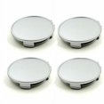 thumbnail image 1 of Durable High Quality Practical Wheel Hub Cap Vehicles 4PCS 65MM Car Tyre Universal Center Front & Rear Moulding Silver, 1 of 5