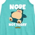 thumbnail image 2 of Pokémon - Nope Not Today Snorlax - Youth Girls A-line Dress, 2 of 4