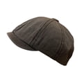 thumbnail image 3 of Segolike Newsboy Cap Casual Gift Pageboy Hat for Driving Traveling Hiking Camping Fishing black, 3 of 8