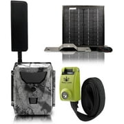 Spartan GoLive Next Generation Cellular Scouting Camera with Spartan Camera Solar Panel Kit, and Steel Reinforced Strap AT&T 4G/LTE