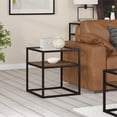 thumbnail image 2 of Henn&Hart 20" Table d'Appoint en Bronze Noircie, 2 of 8