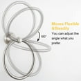 thumbnail image 3 of Wall Mounted Classical Design Round Towel Ring for Bathroom (Brush Nickel), 3 of 6