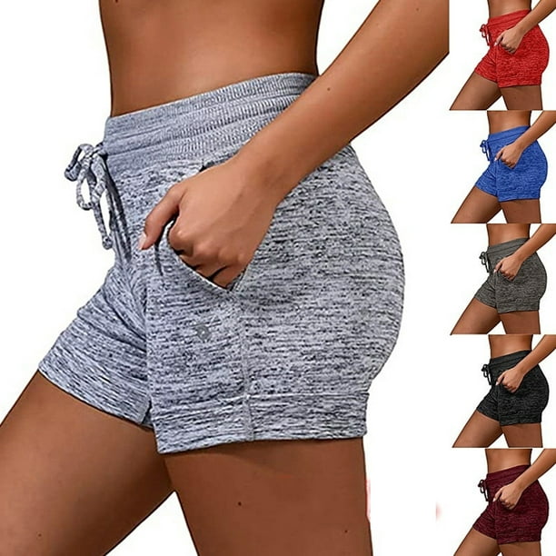 short yoga pants with pockets