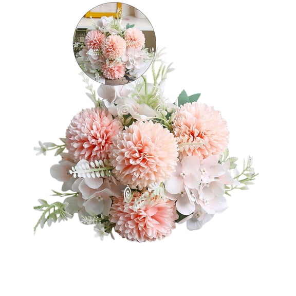 WNFJR Flower Balls for Centerpieces Wedding, Artificial Flowers Artificial Peonies Silk Flowers, Fake Flower Ball Arrangement Bouquet for Party, Home