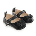 thumbnail image 5 of Yoyauz Baby Girl Mary Jane Shoes Anti Slip Rubber Sole Ballet Slippers Princess Dress Wedding Shoes Newborn Kids Shoes Toddler Shoes（0-12 Month）, 5 of 6