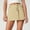 Khaki, variant on Dpytoraw High Waisted A Line Denim Skirt Shorts For Women Summer Fashion Irregular Design Versatile Style Age Defying Look Maxi Skirts Women Casual Yellow