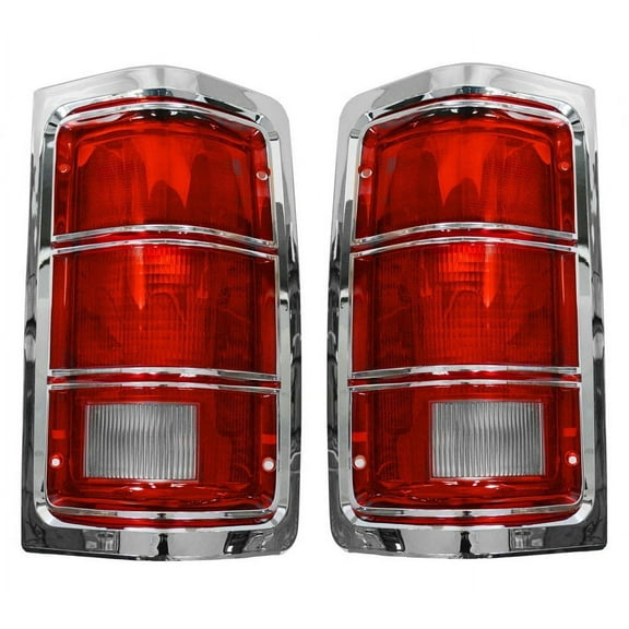 New Pair Of Tail Lights Fits Dodge W150 W250 W350 1984-1989 4163151 Ch2809104