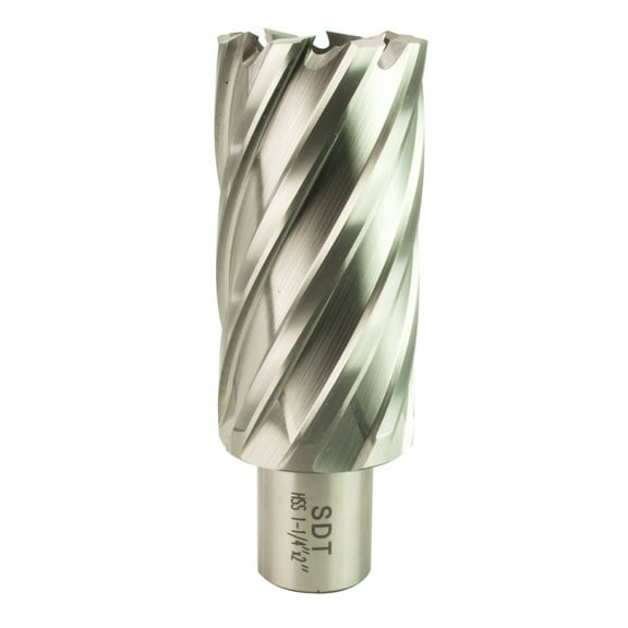 Steel Dragon Tools® 1-1/4" x 2" HSS Annular Cutter with 3/4" Weldon Shank