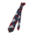 thumbnail image 6 of North-Nc-Carolina Flag Ties for Men Colorful Skinny TieNeckties for Wedding Party, 6 of 7