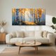 thumbnail image 4 of Pintura paisajística artesanal con texturas y luz dorada del sol, ideal para decorar salas de estar, dormitorios, baños y oficinas domésticas con un ambiente natural sereno., 4 of 7