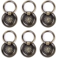thumbnail image 1 of 6 Pcs Poignées de Tiroir Anneau Antique Poignée de Tiroir pour Commode Armoire Poignées de Tiroir, 1 of 5