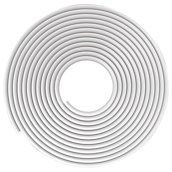 ICERUN 2026 New Wall Cord Hider Self Adhesive Wall Cable Concealer Flexible Cable Hider Cover White Wire Cover Raceway Wall Cord Cover Hider 4/6/8 Meter for Hiding Cable