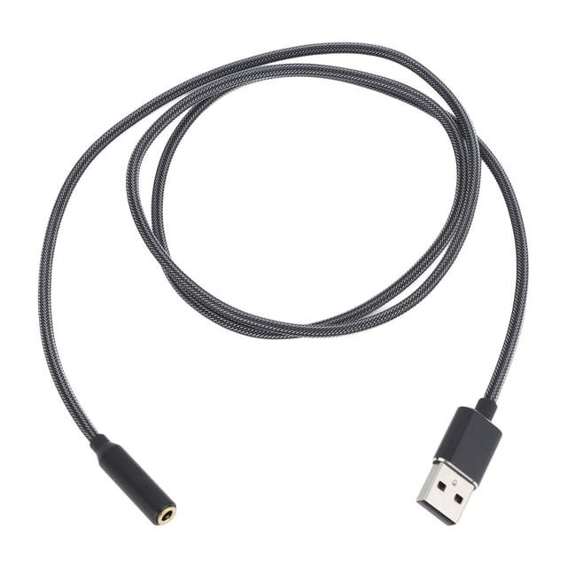 Adaptador de sonido USB, tarjeta de sonido USB Tarjeta de sonido USB US Bto Adaptador de conector de sonido Auriculares Fiabilidad excepcional