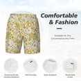 thumbnail image 3 of Rocae Cute Sunflower for Men's Swim Trunks Quick Dry With Two Side Pockets and One Lined Patch PocketSmall, 3 of 9