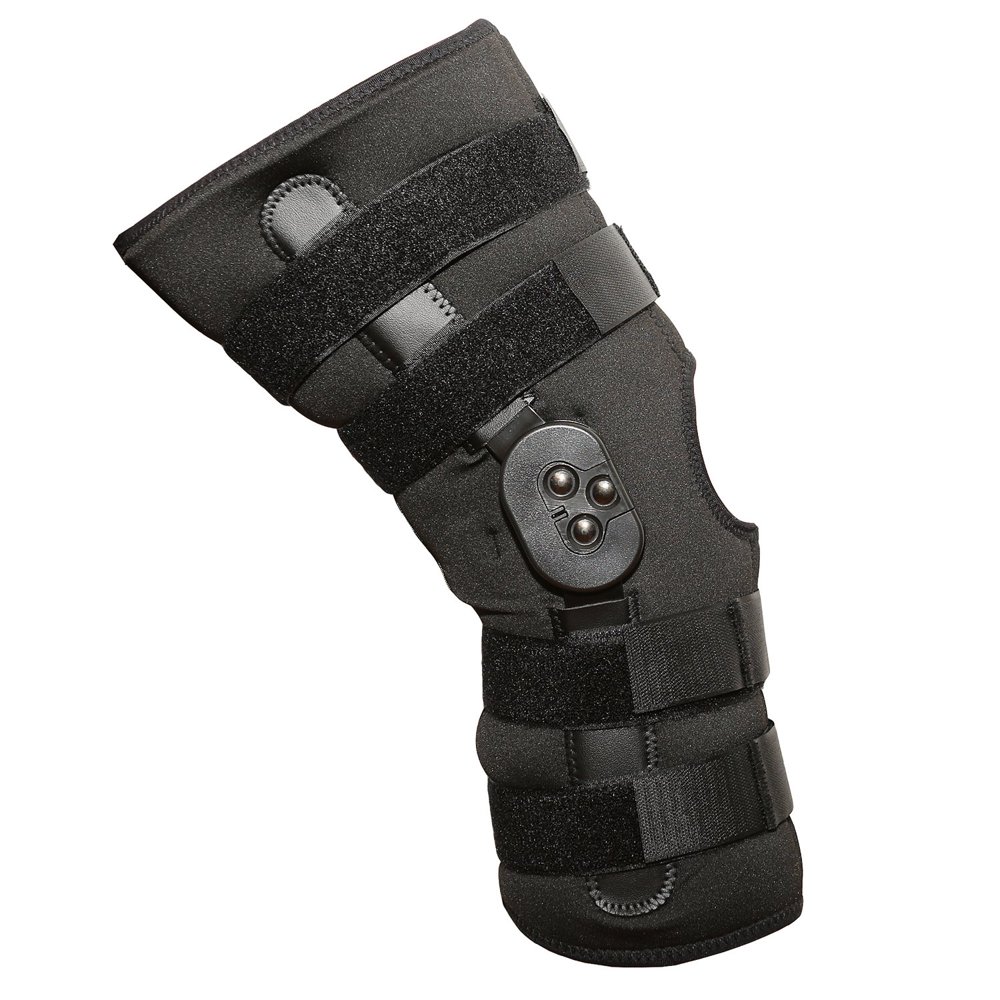 Universal Hinged Knee Brace, Support Compression for ACL/PCL Injuries