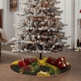 thumbnail image 4 of Sikiie Cactus Flowers Nativity Christmas Tree Skirt, Jesus Christian Winter Holiday Tree Mat Decoration(30-48IN)36", 4 of 6