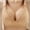 14-Beige, variant on YWDJ Lounge Bras for Women Plus Size Closure in Back Bras Wirefree Sleep Bras Adjustable Straps Full Coverage Push up Wrap Comfy Bras Padded Comfort Wide Strap Bras Lounge Bras Beige S