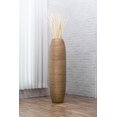 thumbnail image 3 of Leewadee Large Gold Home Decor Floor Vase - Wooden 41 inch Tall Farmhouse Decor Flower Holder For Fake Plant And Pampas Grass, 3 of 7