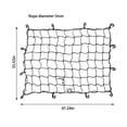 thumbnail image 4 of Maoww Heavy Duty Automotive Bungee Cargo Net for SUV Elastic Cargo Net with Carabiners for Rooftop Cargo Rack, 4 of 9