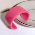 thumbnail image 6 of Colorful Resin Acrylic Open Bangles for Women Geometry Wide Cuff Bracelets Indian Party Jewelry Statement Pieces, 6 of 9