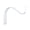 White, variant on Black Vintage Iron Hooks For Fence And Wall Decor With Sturdy Construction For Wind Chimes And Feeders