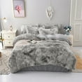 thumbnail image 2 of HYwys Warm and Cozy Plush Duvet Cover Pillowcase Bedding Set  Three-Piece Skin-friendly Fabric for Single and Double Beds  Super Soft and Luxurious Option for a Cozy Night‘s Sleep., 2 of 7