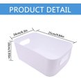 thumbnail image 2 of Casewin Storage Boxes | White Rectangular Kitchen Organiser Storage Box | Set of 4 Strong, Durable, Stylish , Home & Kitchen, Garage Organisation Cupboard Storage Baskets, 2 of 7