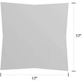 thumbnail image 3 of RSH Decor: 2 Square Throw Pillows | 17" x 17" | All-Weather Spun Fabric | Cranston Greige Blue Floral, 3 of 6
