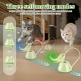 thumbnail image 2 of Threns Interactive Cat Toys Electric Cat Toy Adjustable Rechargeable Kitten Toy Low Noise Automatic Rechargeable Kitten Toy Stable Exercise Rolling Cat Toy for Indoor Cats, 2 of 10