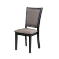 thumbnail image 2 of Benjara Jeremy 48" 5 PC Round Dining Table Set with Fabric Seat- Brown & Black, 2 of 7