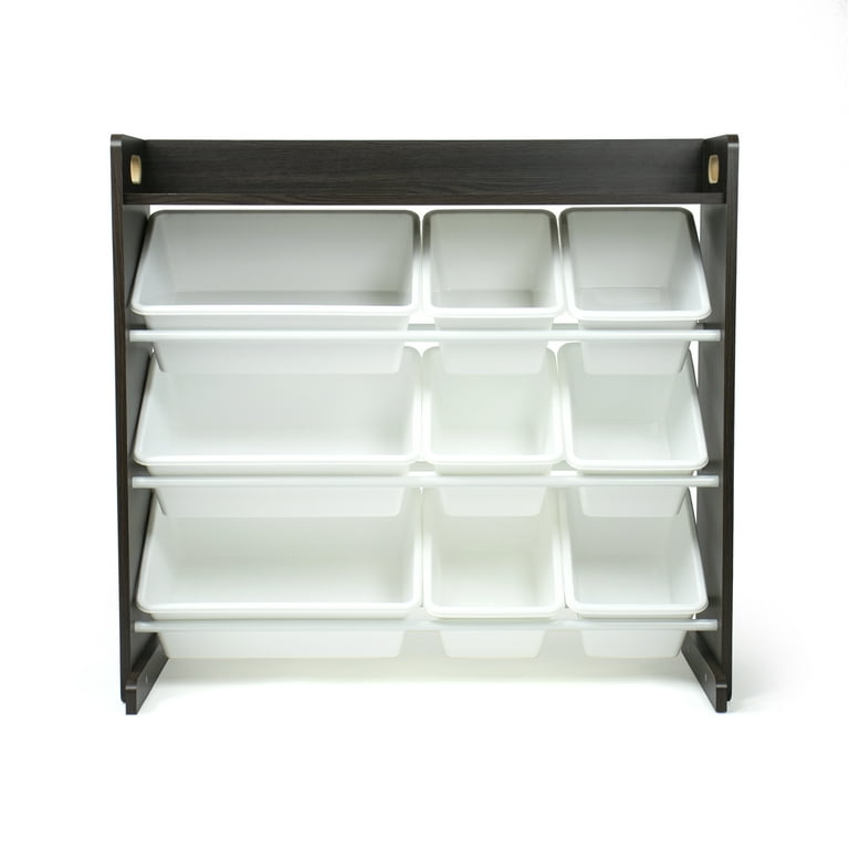 Espresso 12-Bin Toy Organizer