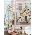thumbnail image 2 of Easter Kitchen Dish Towels for Drying Dishes Set of 2, Spring Farmhouse Bunny Flower Teal Wood Grain Waffle Weave Microfiber Hand Tea Bathroom Towels Quick Dry & Absorbent Towel 15.7x23.6, 2 of 7