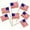 American Flag Toothpicks 100 PCS 2.56inch, variant on BLUE TOP 100 Pcs USA American Flag Toothpick Flags,Small Toothpick Mini Stick Cupcake Toppers World Cup Picks Party Decoration Celebration Cocktail picks for Party Bar Sport events.