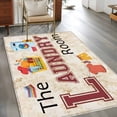 thumbnail image 4 of 4x6 Area Rugs, Laundry Room Non-Skid Rubber Backing Large Rectangle Rugs - Living Room Bedroom Home Office, Rustic Farmhouse Washing Machine Clothes Indoor Floor Mat Carpets Washable Rug, 4 of 9