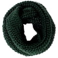 thumbnail image 5 of Basico Unisex Adult Junior Winter Knitted Infinity Circle Loop Scarf Chunky Cable Waffle, 5 of 7