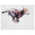 thumbnail image 1 of Great BIG Canvas | Rolled Mark Adlington Poster Print entitled Running Wolf Pup, 1 of 4