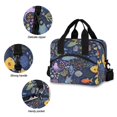 thumbnail image 3 of FORMRS Reusable Lunch Bag for Work School Leakproof Insulated Cooler with Adjustable Shoulder Strap, Cartoon Ocean Pattern, 3 of 6