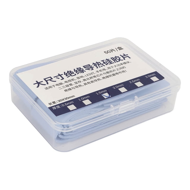Internal Components,50PCS Heat Resistant Thermal Laptop Heatsink Thermal Pad Silicone Thermal Pad Finely Tuned Performance