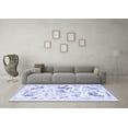 thumbnail image 3 of Ahgly Company Indoor Round Animal Blue Traditional Area Rugs, 7' Round, 3 of 4