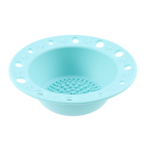 FELTECHELECTR 1 limpiador de brochas de silicona para maquillaje, soporte para brochas de maquillaje, almohadilla limpiadora (verde menta)