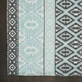 thumbnail image 4 of Nourison Darien Modern Moroccan Aqua 2'3" x 3'9" Accent Rug, (2' x 4'), 4 of 7