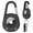 Black, variant on YUNOVA IPX8 Waterproof AirTag Holder Keychain, Heavy Duty Hard PC Case with Carabiner & Secure Lock, Dual Mode Compatible with Apple AirTag 1st & 2nd Gen for Keys Luggage Backpack
