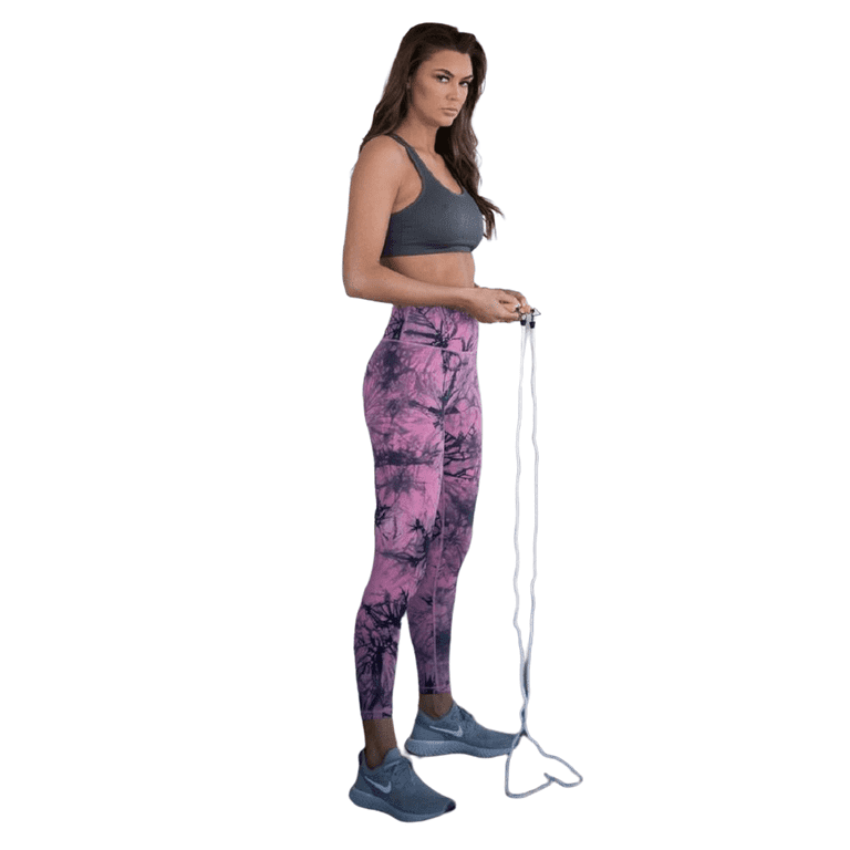 Women's Active Tie-Dye Workout Leggings. (3 PACK)* (XL ONLY)* • Elasticized  pocket waistband • Unique tie-dye print design • 4-way stretch for a  move-with-you feel • Super soft brushed knit fabrication •