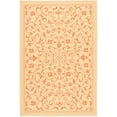 thumbnail image 2 of Safavieh Courtyard Nanda Botanical Indoor/Outdoor Area Rug, Natural/Terracotta, 5'3" x 7'7", 2 of 8