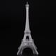 thumbnail image 1 of Raindrops Acrílica Transparente Torre Eiffel Decorativa Con Botón on Off Y Baterías Incluidas, 1 of 8