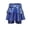 Blue, variant on Girls Sequin Tutu Skirt Shorts Ruffle High Waisted Puffy Dance Shorts Summer Sparkly Stylish Cute Short Pants