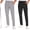 Black & Light Grey, variant on 2-Pack SPECIAL MAGIC Men's Stretch Golf Pants with Zipper Pockets, Waterproof Lightweight Slim Fit Work Travel Pants